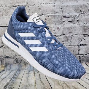 Adidas Run 70s Men's Shoes Athletic Sneakers Size 12.5 M Blue White Ortholite